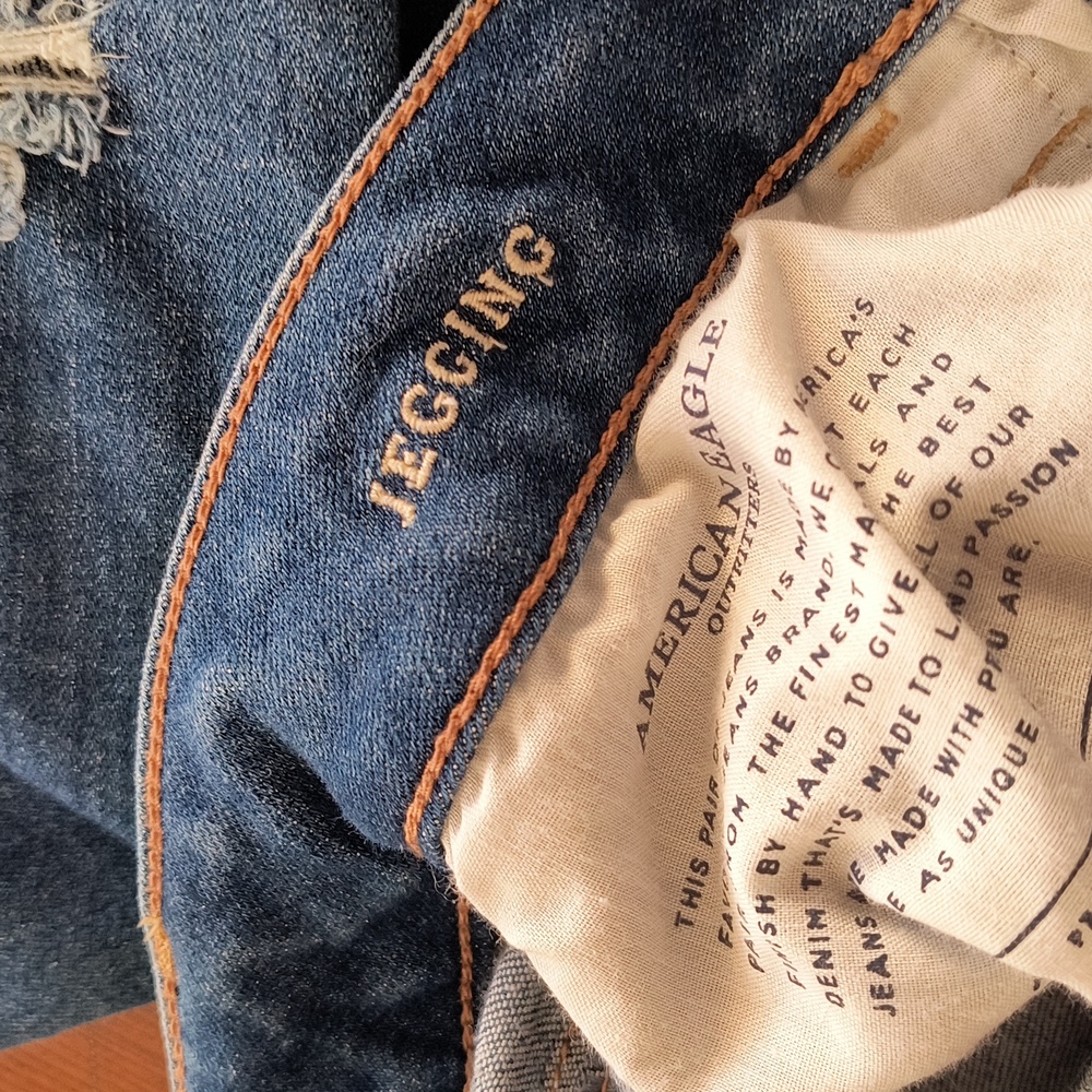 Two Pair American Eagle Jeans - image 3